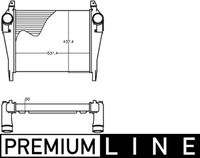Thumbnail - Intercooler, inlaatluchtkoeler - CI267000P - MAHLE