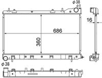 Thumbnail - Radiateur - CR1875000S - MAHLE