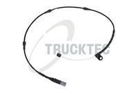 предупредителен контактен сензор, износване на накладките