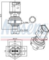 NISSENS Drukschakelaar, airconditioning 6