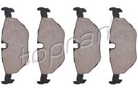 комплект спирачно феродо, дискови спирачки