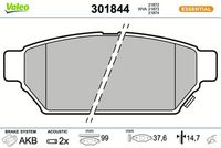 Bremsbelagsatz, Scheibenbremse