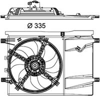 Thumbnail - Koelventilatorwiel - CFF182000P - MAHLE