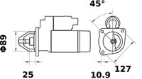 Thumbnail - Startmotor / starter - MS443 - MAHLE