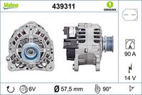 Generator / Alternator VALEO, Cod: 439311