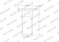 FERODO Spreidniet, trommelremvoering 2