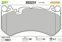 Bremsbelagsatz, Scheibenbremse