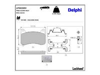 комплект спирачно феродо, дискови спирачки
