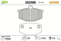 Bremsbelagsatz, Scheibenbremse