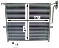 Thumbnail - Condensor, airconditioning - AC837000S - MAHLE