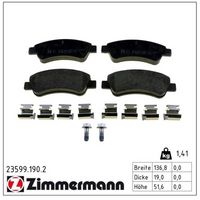 комплект спирачно феродо, дискови спирачки