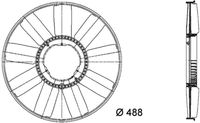 Thumbnail - Koelventilatorwiel - CFW21000P - MAHLE