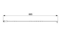 предупредителен контактен сензор, износване на накладките