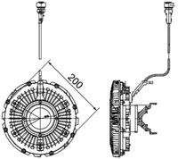 Thumbnail - Koppeling, radiateurventilator - CFC99000P - MAHLE