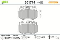 Bremsbelagsatz, Scheibenbremse