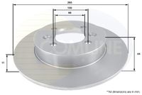 Disc frana COMLINE, Cod: ADC1527
