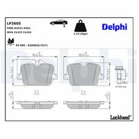 Bremsbelagsatz, Scheibenbremse