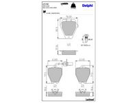 комплект спирачно феродо, дискови спирачки