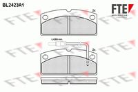 Bremsbelagsatz, Scheibenbremse
