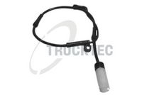 предупредителен контактен сензор, износване на накладките