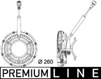 Thumbnail - Koppeling, radiateurventilator - CFC90000P - MAHLE