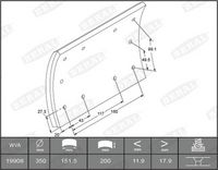 BERAL Remvoeringsset, trommelrem 1