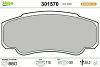 комплект спирачно феродо, дискови спирачки