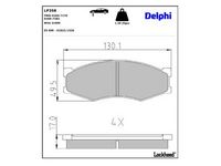комплект спирачно феродо, дискови спирачки