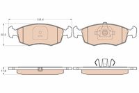 Bremsbelagsatz, Scheibenbremse