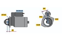 BOSCH Startmotor / Starter 5