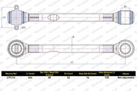 MONROE Draagarm, wielophanging 2