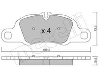 Bremsbelagsatz, Scheibenbremse