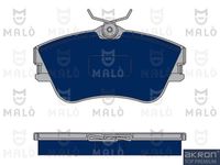 Комплект спирачно феродо, дискови спирачки 1050372 AKRON-MALÒ