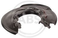 Spritzblech, Bremsscheibe