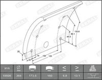 BERAL Remvoeringsset, trommelrem 2