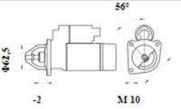 Thumbnail - Startmotor / starter - MS1089 - MAHLE