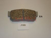Set placute frana,frana disc ASHIKA, Cod: 51-01-199
