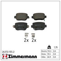 комплект спирачно феродо, дискови спирачки