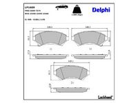 комплект спирачно феродо, дискови спирачки