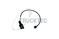 предупредителен контактен сензор, износване на накладките