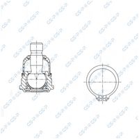 Articulatie sarcina/ghidare GSP, Cod: S080626