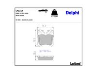 комплект спирачно феродо, дискови спирачки