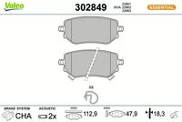 Bremsbelagsatz, Scheibenbremse
