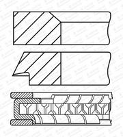 комплект сегменти