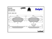комплект спирачно феродо, дискови спирачки