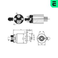 Solenoid, electromotor ERA, Cod: ZM5695