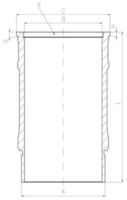 Thumbnail - Cilindervoering - 001LW00143001 - MAHLE