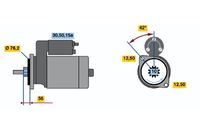 BOSCH Startmotor / Starter 3
