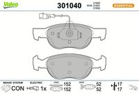 Bremsbelagsatz, Scheibenbremse