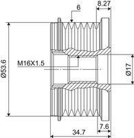 Ελεύθερη περιστροφή γεννήτριας VALEO NEW SPARE PART